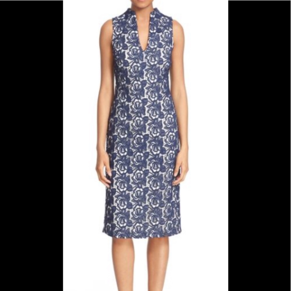 Alice & Olivia dress. Navy & white. Size 4